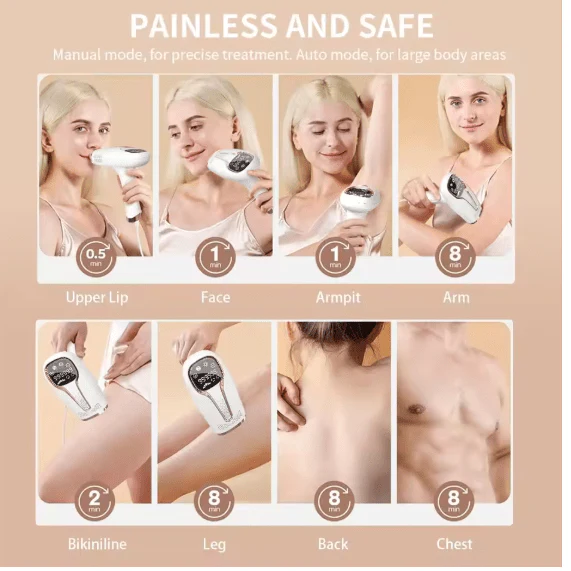 Digital IPL Hair Removal Device