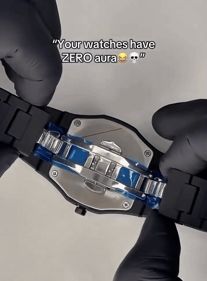 Stainless Steel Arabic Watch for men.